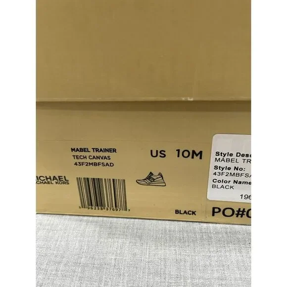 MICHAEL Michael Kors Women's Mabel Trainer Sneakers - Black 10M - Picture 5 of 6